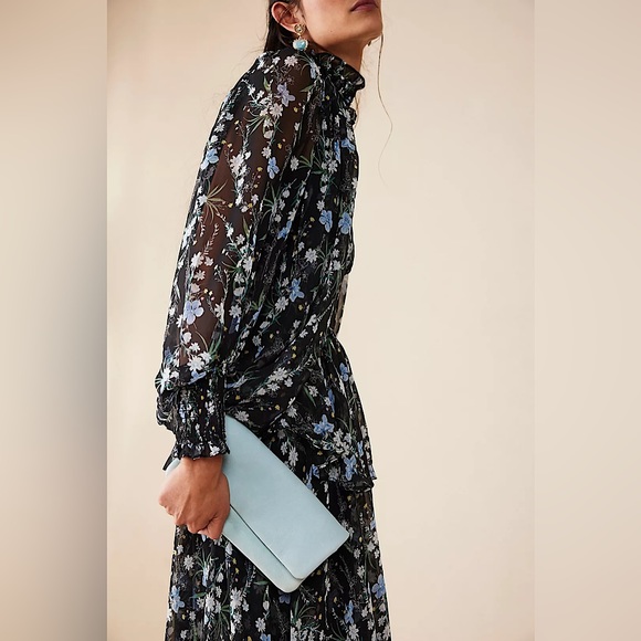 NEW Free People The Traveler Wallet In Swan Lake Blue - Picture 8 of 14